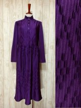 新商品70’ｓプリーツワンピ・ストライプ凹凸ドレス合計2点UP♪