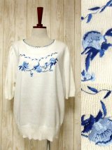 新商品 刺繍入ニットセーター・Vintage One piece 合計3点UP