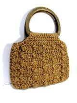 新商品 ウッドハンドルバッグ・アート柄オールインワン・ドットレトロワンピース UP