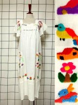 新商品 刺繍入りホワイトヴィンテージワンピース!!ドット柄ヴィンテージチュニックブラウス!!etc UP