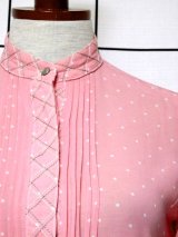 新商品 大人可愛いレトロヴィンテージワンピ・イタリア製スカーフ UP