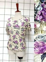 新商品 大人可愛いポップコーントップス!!ゴム＆レザーベルト!!馬車柄スカーフなど UP