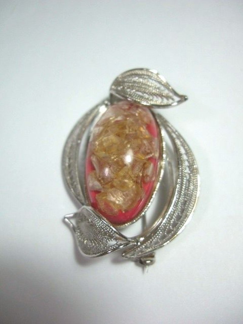 画像2: ☆　レトロアンティーク　ブローチ 9　☆