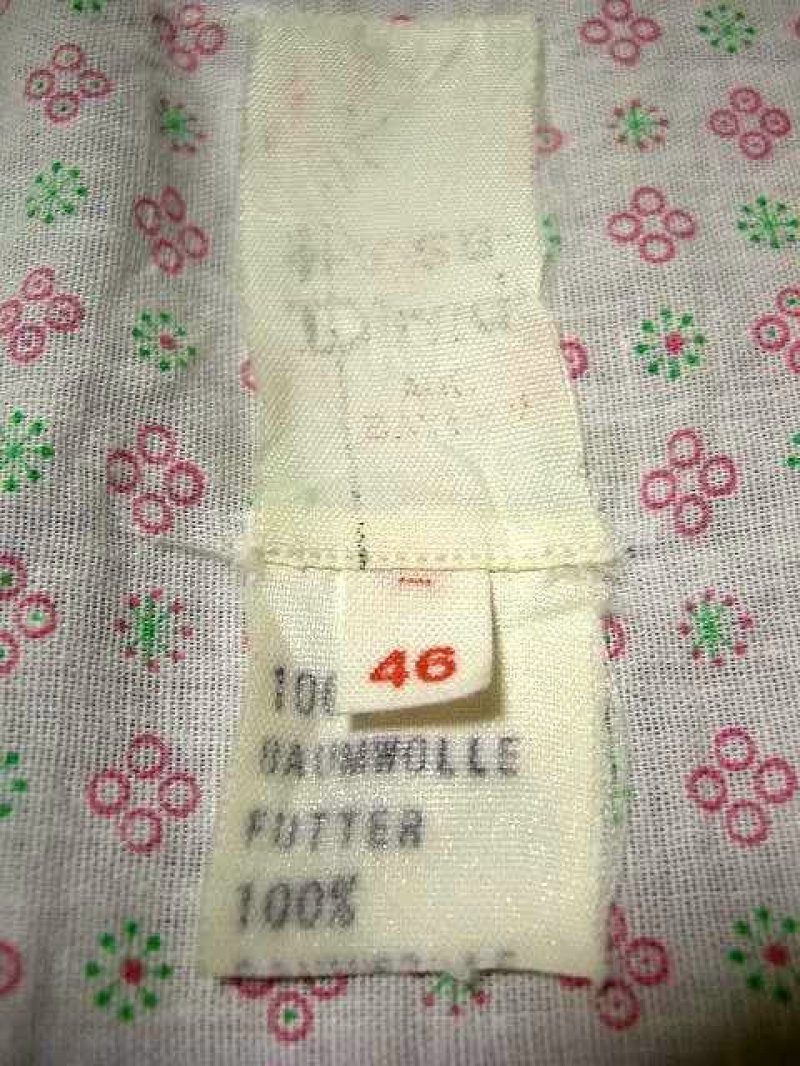 画像2: アンティークレース柄×ストライプめずらしいテキスタイル 襟元・袖口のホワイトレースが可愛い 爽やか ディアンドル チロルワンピース ドイツ民族衣装 舞台 演奏会 フォークダンス オクトーバーフェスト 【1355】