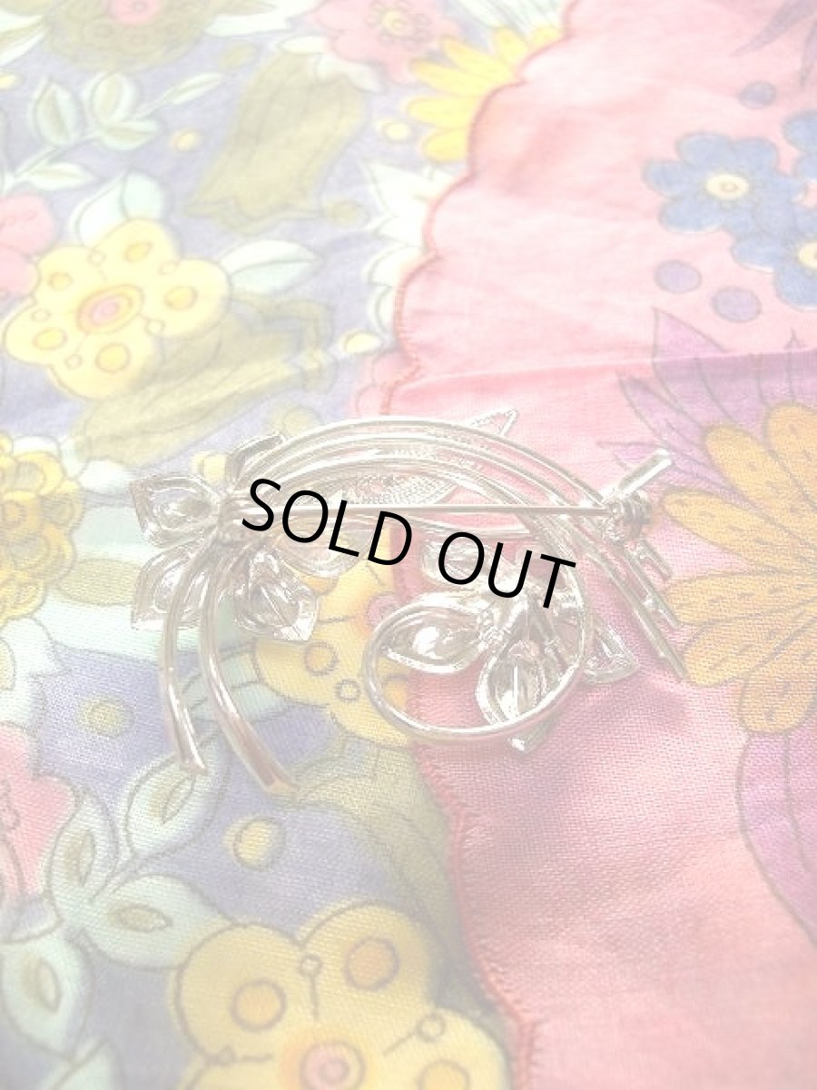 画像4: ☆　レトロアンティーク　ブローチ 29　パール×フラワー　☆ (4)