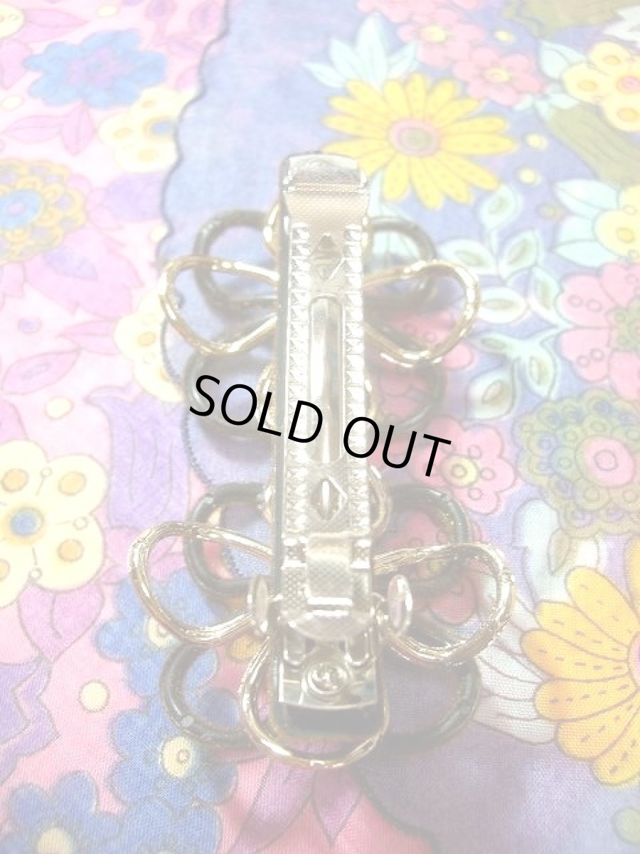 画像3: ☆　レトロアンティークヘッドアクセ　バレッタ12　花　☆ (3)