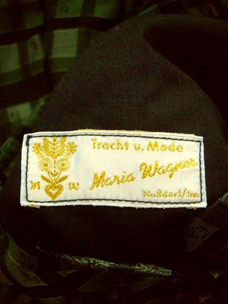 画像2: チェック柄×グリーンが素敵すぎる 大人レトロ 上質 ディアンドル チロルワンピース ドイツ民族衣装 舞台 演奏会 フォークダンス オクトーバーフェスト 【1945】