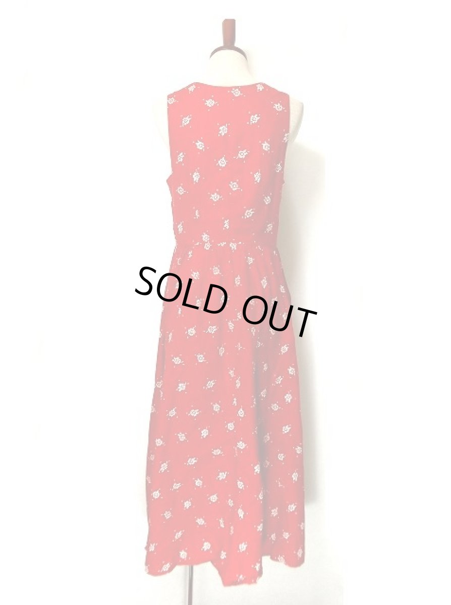 画像3: さらっと着こなして可愛い ドット柄×小花柄プリント レトロガーリー ディアンドル チロルワンピース ドイツ民族衣装 舞台 演奏会 フォークダンス オクトーバーフェスト 【2264】 (3)