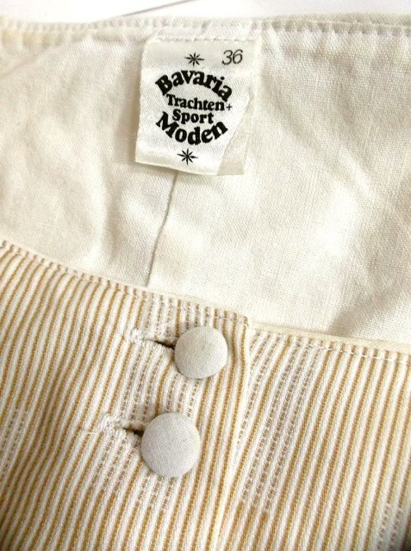 画像2: パフスリーブリボン ナチュラルガーリー ディアンドル チロルワンピース ドイツ民族衣装 舞台 演奏会 フォークダンス オクトーバーフェスト 【2377】