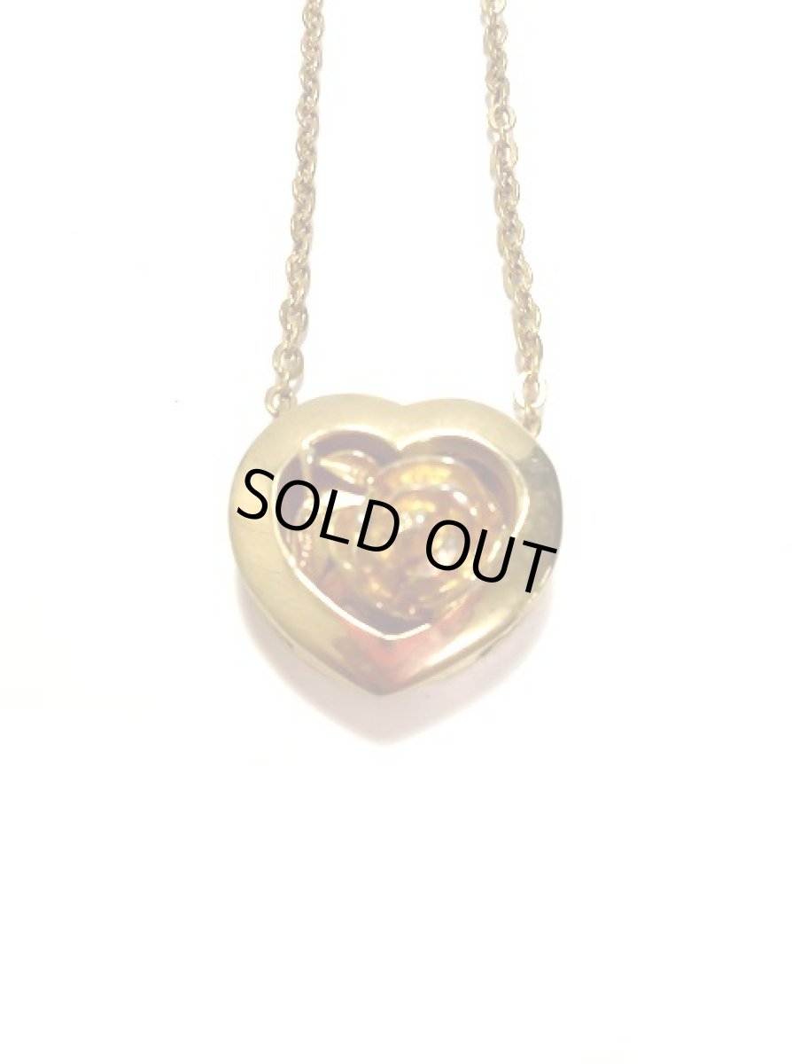 画像3: ☆　レトロアンティークネックレス＆ペンダント　36　ハート×フラワー　☆ (3)