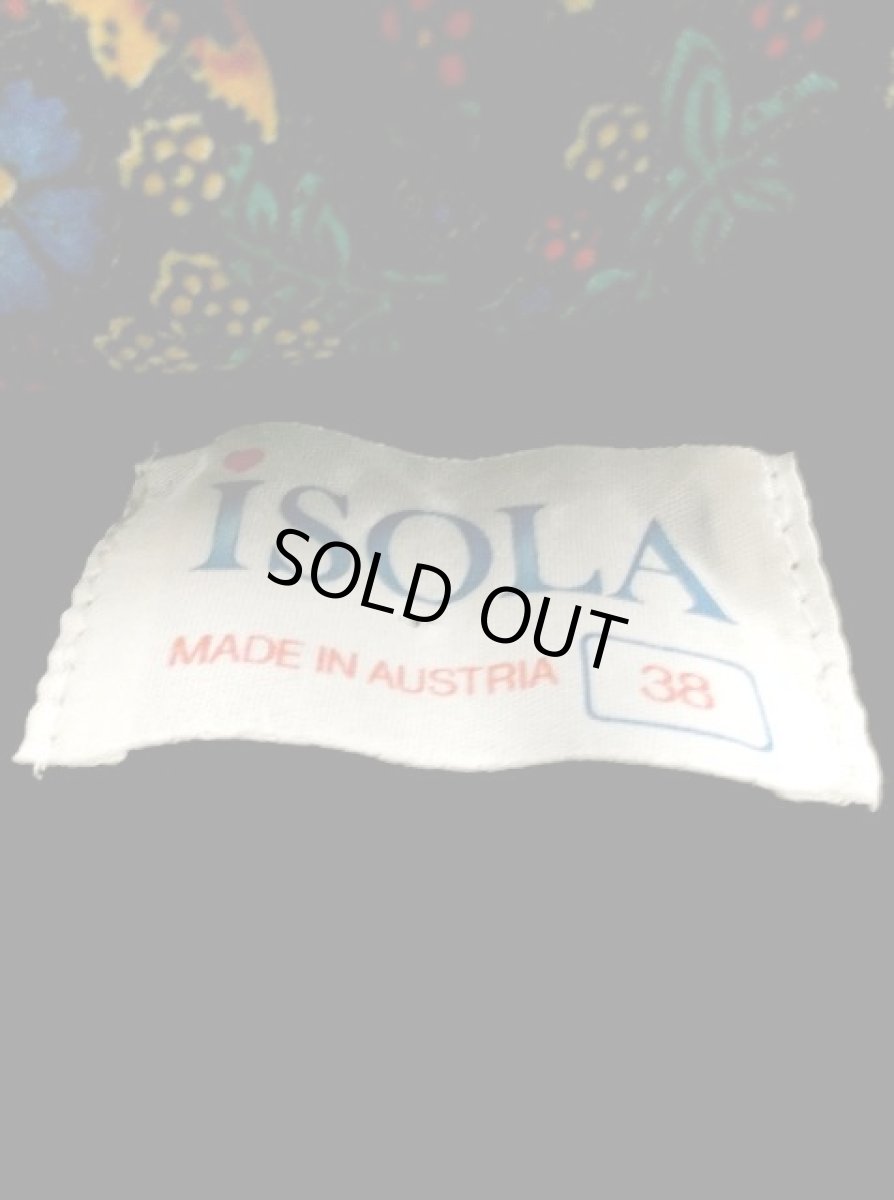 画像4: オーストリア製 小花×ストライプ×ドット×チェック柄 レース装飾 主役級 ディアンドル チロルワンピース ドイツ民族衣装 舞台 演奏会 フォークダンス オクトーバーフェスト 【2697】 (4)