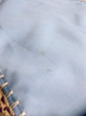 画像5: お花刺繍が素敵 綺麗なカラーがめずらしい ヨーロッパ古着 ふんわり大人可愛いヴィンテージスモックブラウス【2711】 (5)