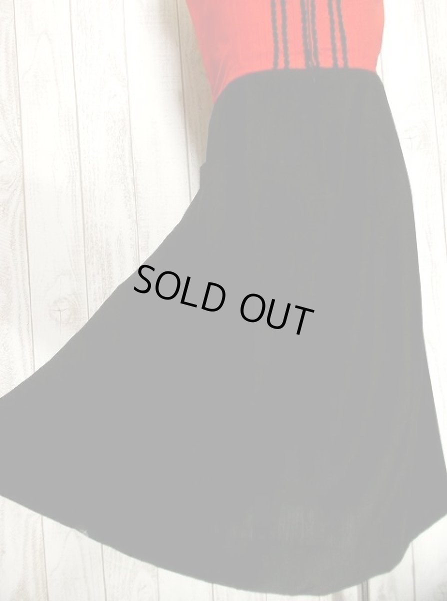 画像5: リボンテープ装飾 大人レトロクラシカル キレイなシルエットライン ディアンドル チロルワンピース ドイツ民族衣装 舞台 演奏会 フォークダンス オクトーバーフェスト 【1437】 (5)