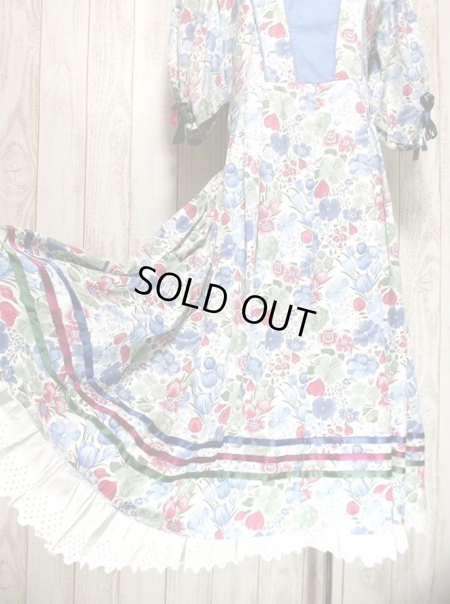 画像5: サテンリボン付き レース付 こだわり満載 ディアンドル チロルワンピース ドイツ民族衣装 舞台 演奏会 フォークダンス オクトーバーフェスト 【1682】 (5)