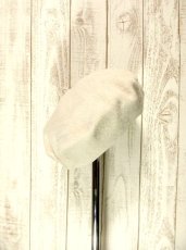 画像2: ふんわり可愛いレトロアンティークなヨーロッパベレー帽【3057】 (2)