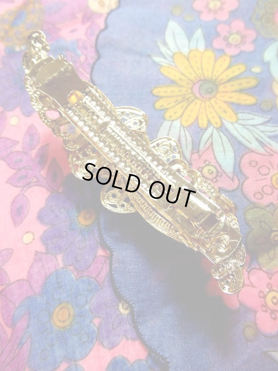 画像5: ☆　レトロアンティーク　ヘッドアクセ　25　フラワー　ｄead stock　☆ (5)