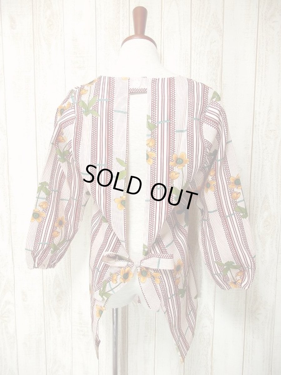 画像5: 60's70'sヴィンテージ レトロエプロンドレス dead stock (5)