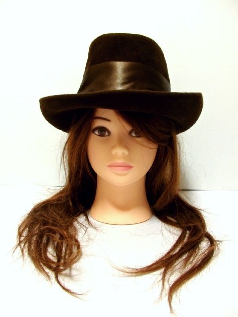 画像3: ☆ レトロクラシカルハット4 ヨーロッパ ブラウン×リボン ☆