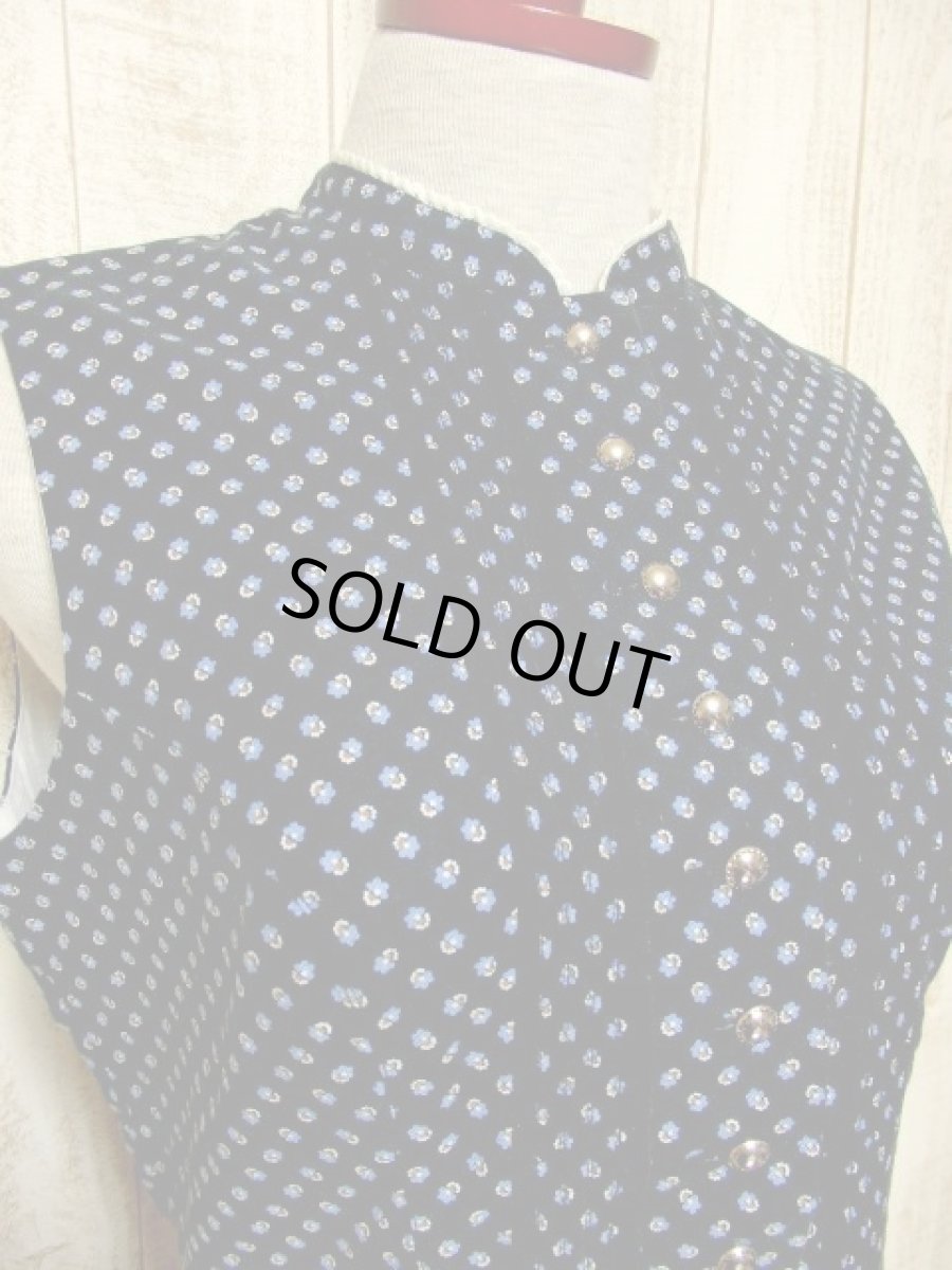 画像2: 大人クラシカル アンティークコットンレース・ベルベットリボンテープ装飾 ディアンドル チロルワンピース ドイツ民族衣装 舞台 演奏会 フォークダンス オクトーバーフェスト 【3863】☆ (2)