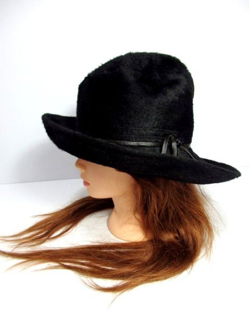 画像1: ☆ レトロクラシカルハット16 ヨーロッパ Black ☆