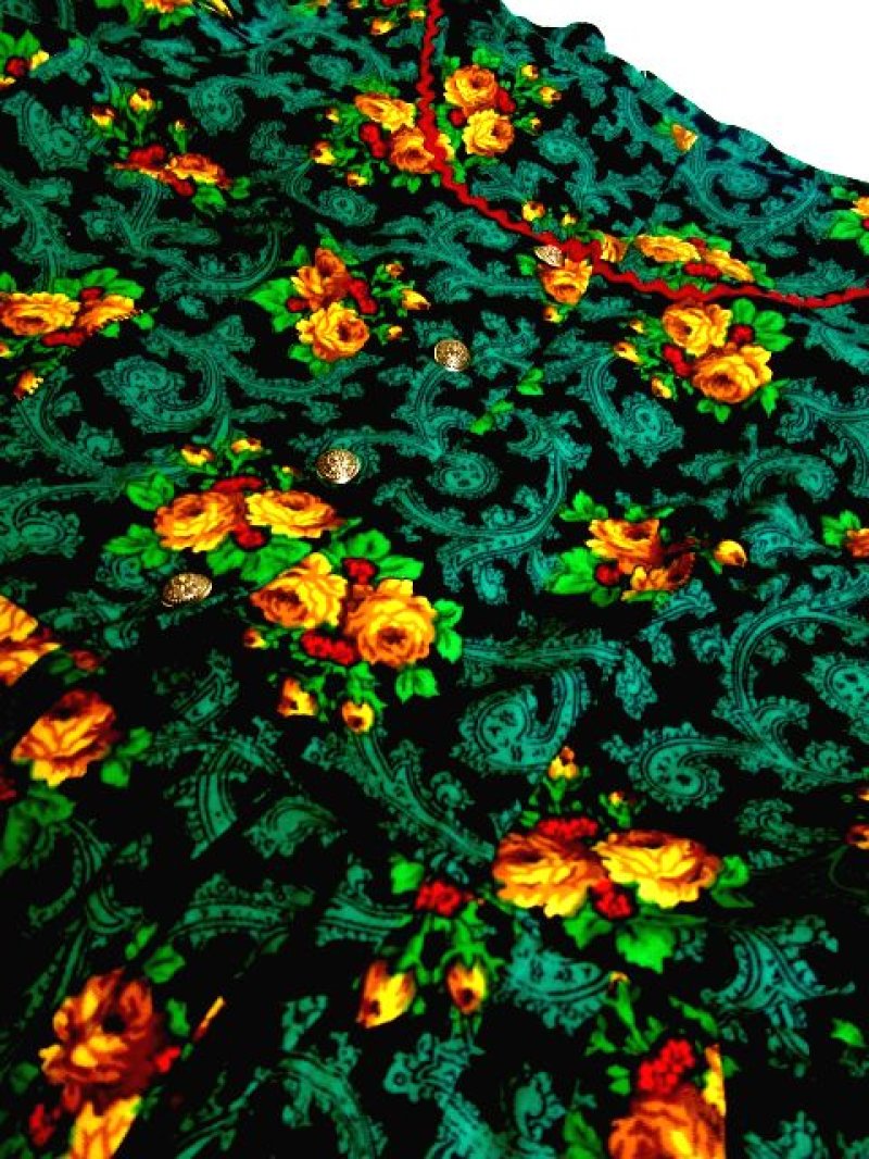 画像3: チロルワンピース 花柄 ジグザグテープ ドイツ民族衣装 オクトーバーフェスト