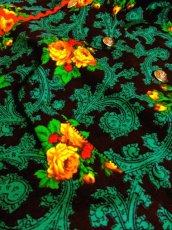 画像9: チロルワンピース 花柄 ジグザグテープ ドイツ民族衣装 オクトーバーフェスト (9)