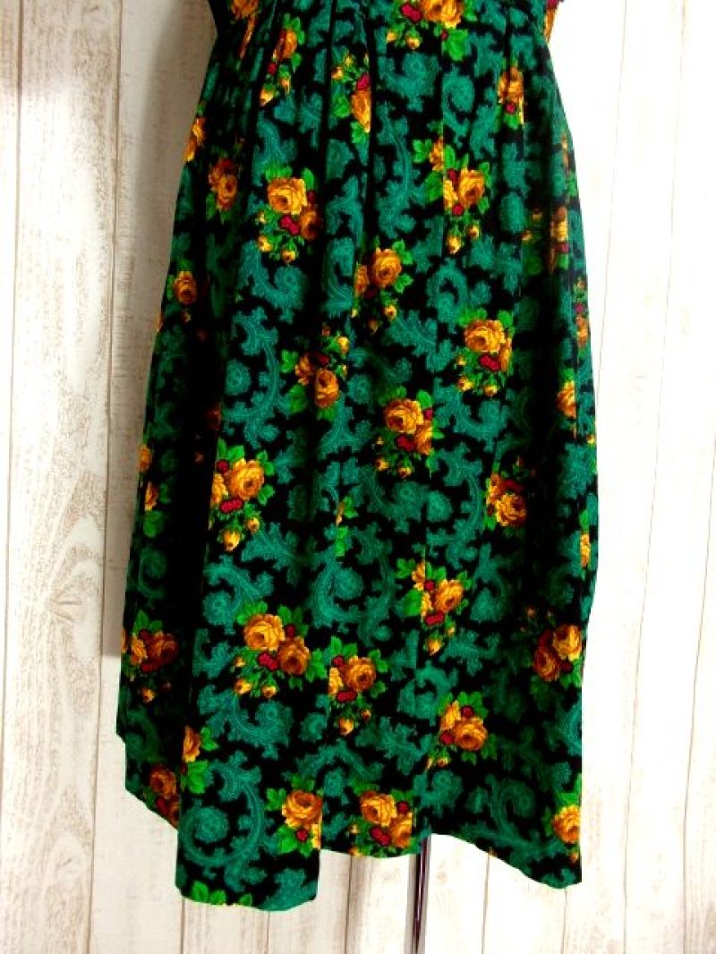 画像2: チロルワンピース 花柄 ジグザグテープ ドイツ民族衣装 オクトーバーフェスト