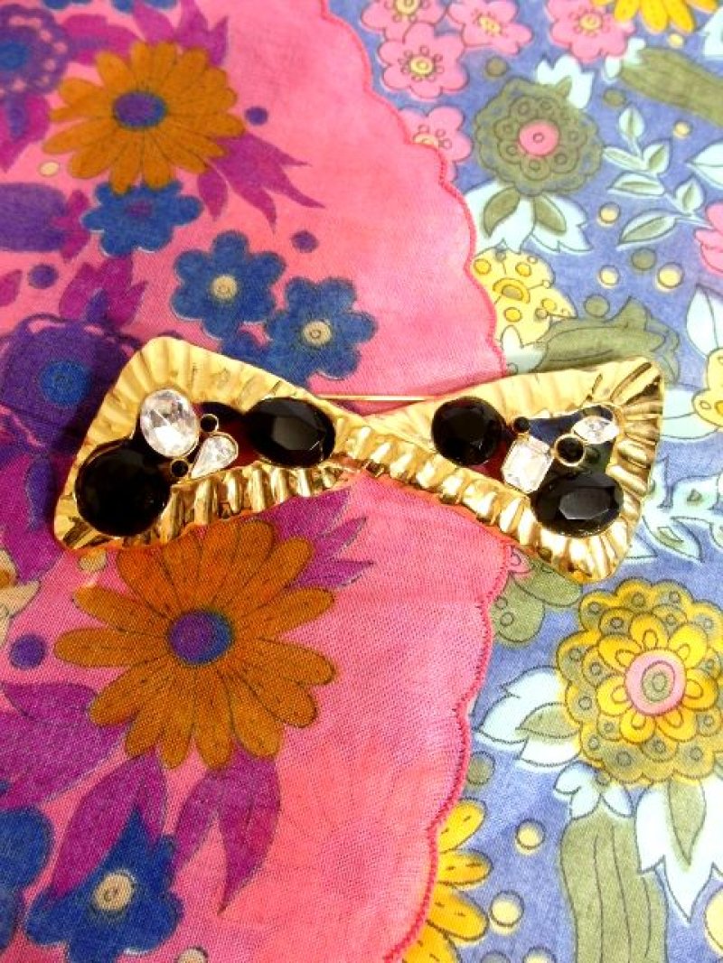 画像1: ☆ レトロアンティーク ブローチ 56 ☆