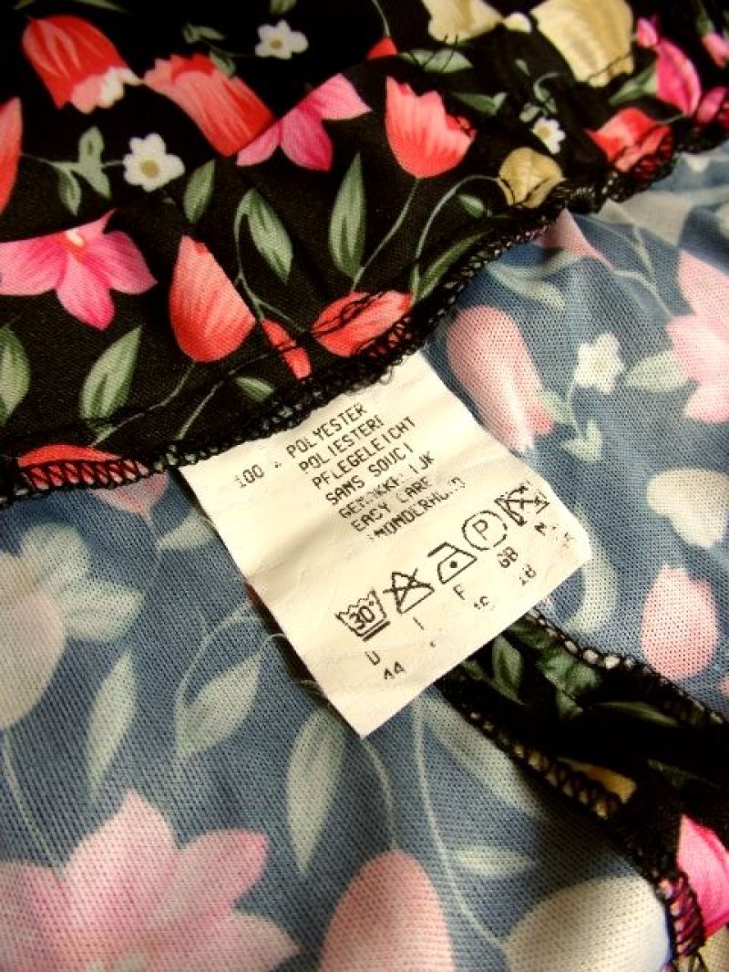 画像3: ヨーロッパ古着 アンティークフラワー×ワイドデザイン♪ 使い勝手抜群!! 大人ガーリーなヴィンテージキュロットワイドパンツ