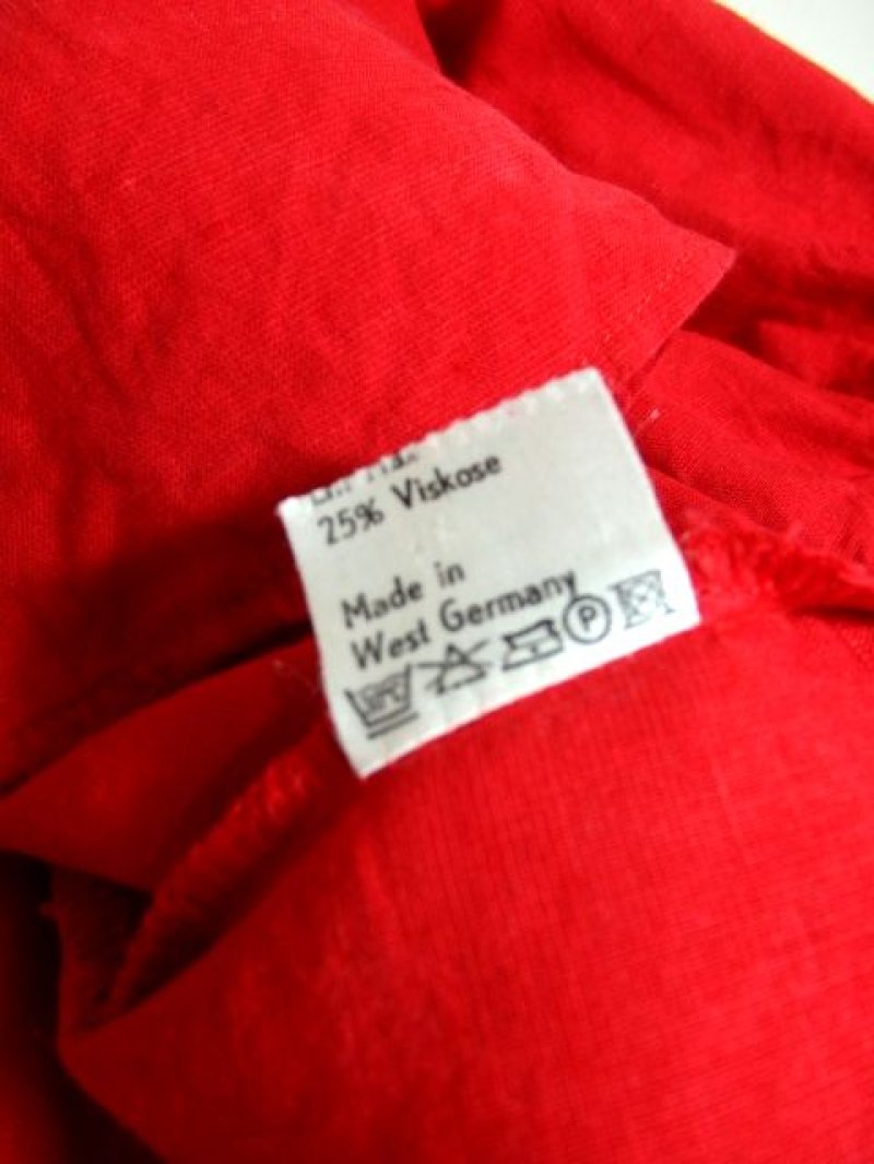 画像3: 男女民族衣装刺繍 ぺプラムライン調 西ドイツ製 ディアンドル チロルブラウス ドイツ民族衣装 舞台 演奏会 フォークダンス オクトーバーフェスト