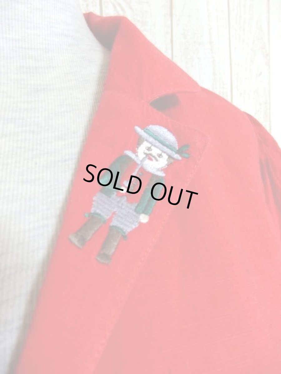 画像6: 男女民族衣装刺繍 ぺプラムライン調 西ドイツ製 ディアンドル チロルブラウス ドイツ民族衣装 舞台 演奏会 フォークダンス オクトーバーフェスト (6)