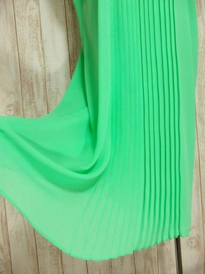 画像2: ヨーロッパ古着×フランス製×素晴らしいプリーツライン×ふんわりシルエットが可愛いすぎる×ブレード装飾×ヨーロピアンヴィンテージドレス