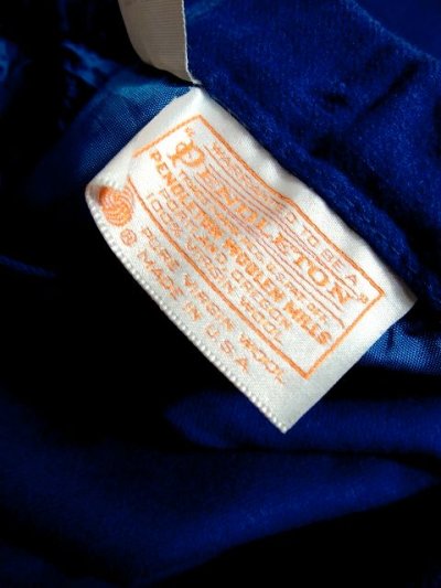 画像3: USA古着　綺麗なブルーカラー♪レトロアンティークヴィンテージウールスカート【4756】