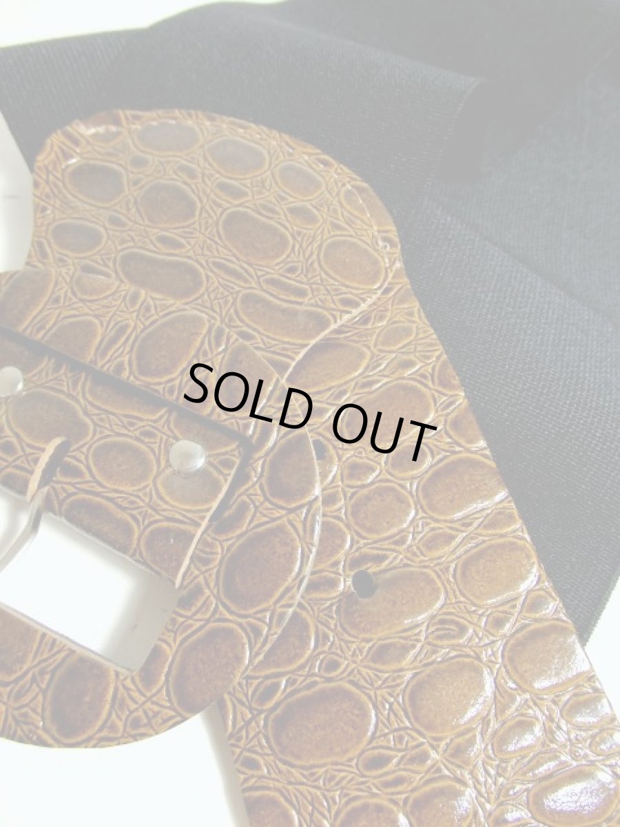 画像5: ブラウン ブラック ゴム レトロアンティーク ヴィンテージ USA 古着 ベルト (5)