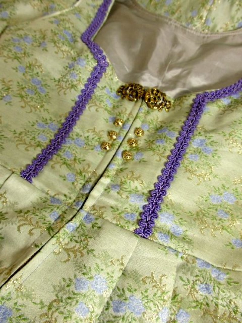 画像3: 綺麗なアンティークフラワー織り 上質の逸品 パーティースタイルにもおすすめ ディアンドル チロルワンピース ドイツ民族衣装 舞台 演奏会 フォークダンス オクトーバーフェスト 【4781】