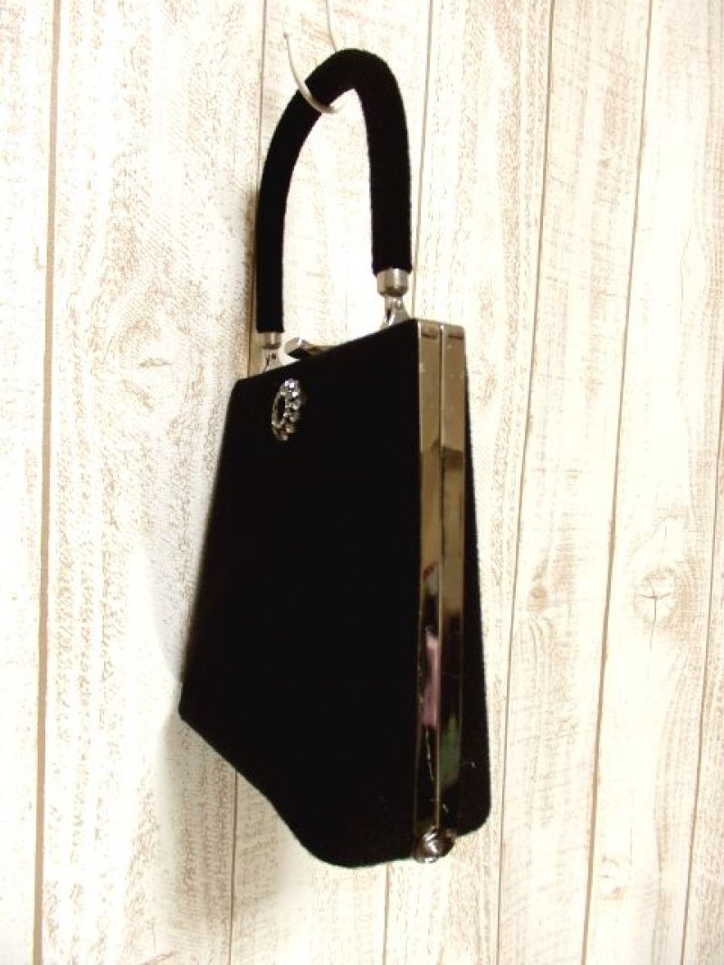 画像3: ビジュー装飾 ブラック パーティースタイル クラシカル レディース レトロ ハンド 鞄 バッグ【5034】