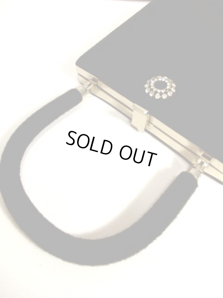 画像4: ビジュー装飾 ブラック パーティースタイル クラシカル レディース レトロ ハンド 鞄 バッグ【5034】 (4)