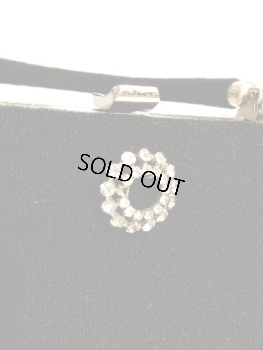 画像3: ビジュー装飾 ブラック パーティースタイル クラシカル レディース レトロ ハンド 鞄 バッグ【5034】 (3)