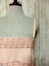 画像6: ヨーロッパ古着　ワンピースにはもちろん♪重ね着にも便利で可愛い!!ヨーロッパスリップドレスワンピース　Pink (6)
