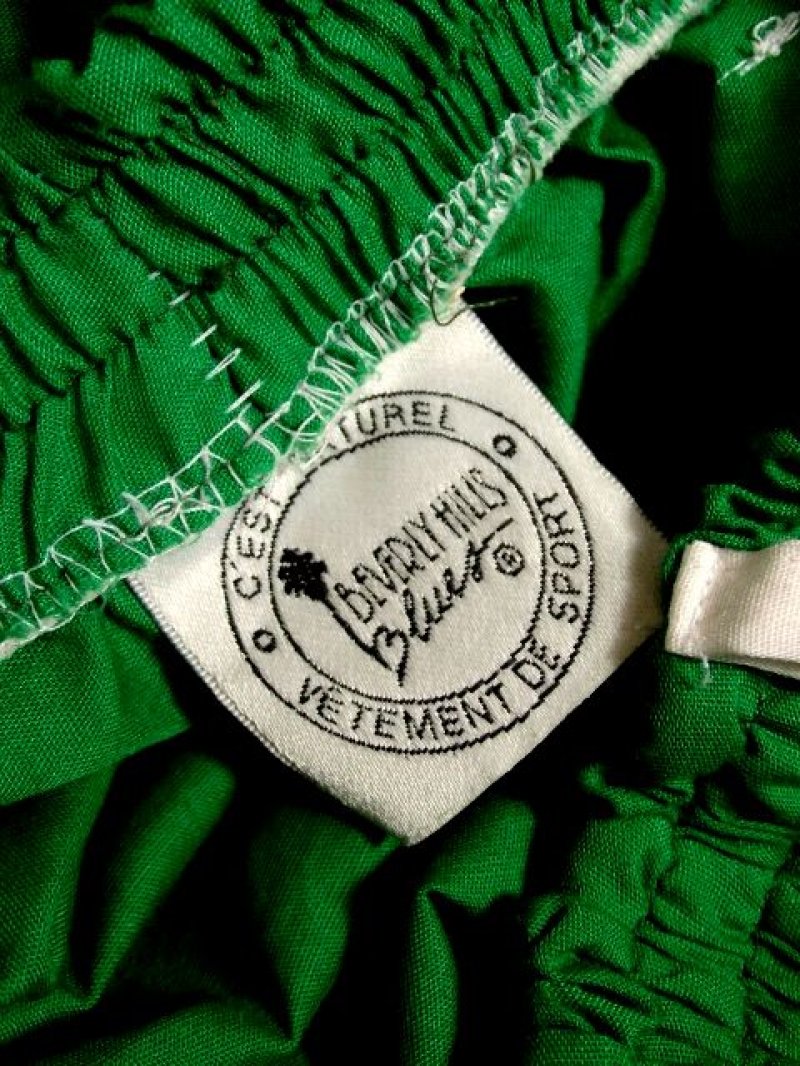 画像3: ティアード フラワーレース ホワイト グリーン レッド レトロ ヨーロッパ古着 ヴィンテージスカート