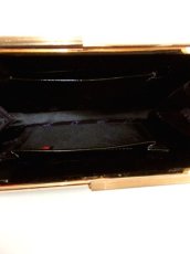画像7: エナメル ブラック パーティースタイル 上品クラシカルレディース レトロ クラッチ 鞄 バッグ【5107】 (7)