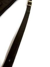 画像11: 大きめサイズ ブラック 本革レザー レディース レトロ ショルダー 鞄 バッグ【5210】 (11)