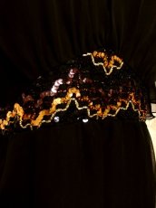 画像9: ヨーロッパ古着　３色スパンコール装飾が素晴らしい!!ドレッシー＆華やかな印象★大人クラシカルな上質ヴィンテージロングドレス (9)