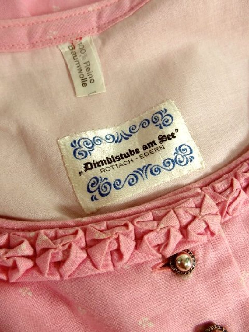 画像3: 小花柄プリント×乙女な雰囲気 さらっと着こなして可愛い ディアンドル チロルワンピース ドイツ民族衣装 舞台 演奏会 フォークダンス オクトーバーフェスト 【5228】