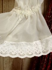 画像8: ヨーロッパ古着 ヴィンテージ ドレス 花織り 刺繍 プリーツ 衣装 クラシカル (8)