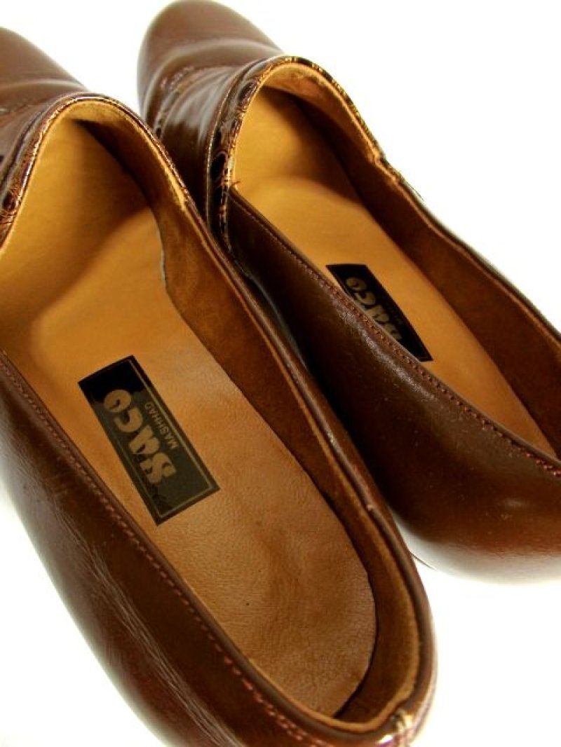 画像2: レトロ ヒール低め USA古着 ヴィンテージパンプス【5258】