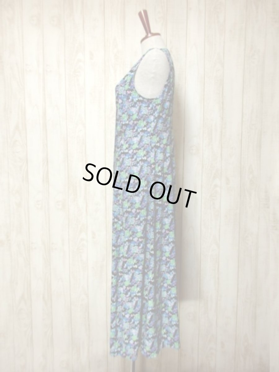 画像6: USA古着　アンティークフラワープリント×キラリと光るシェルボタン♪　前開き可能で使い勝手が良さそう★　大人ヴィンテージワンピース (6)