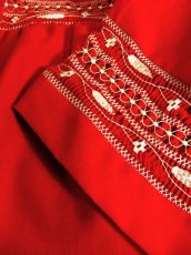 画像10: お花透かし編み刺繍装飾 ボリュームある袖も可愛い ヴィンテージ刺繍TOPS【5296】 (10)