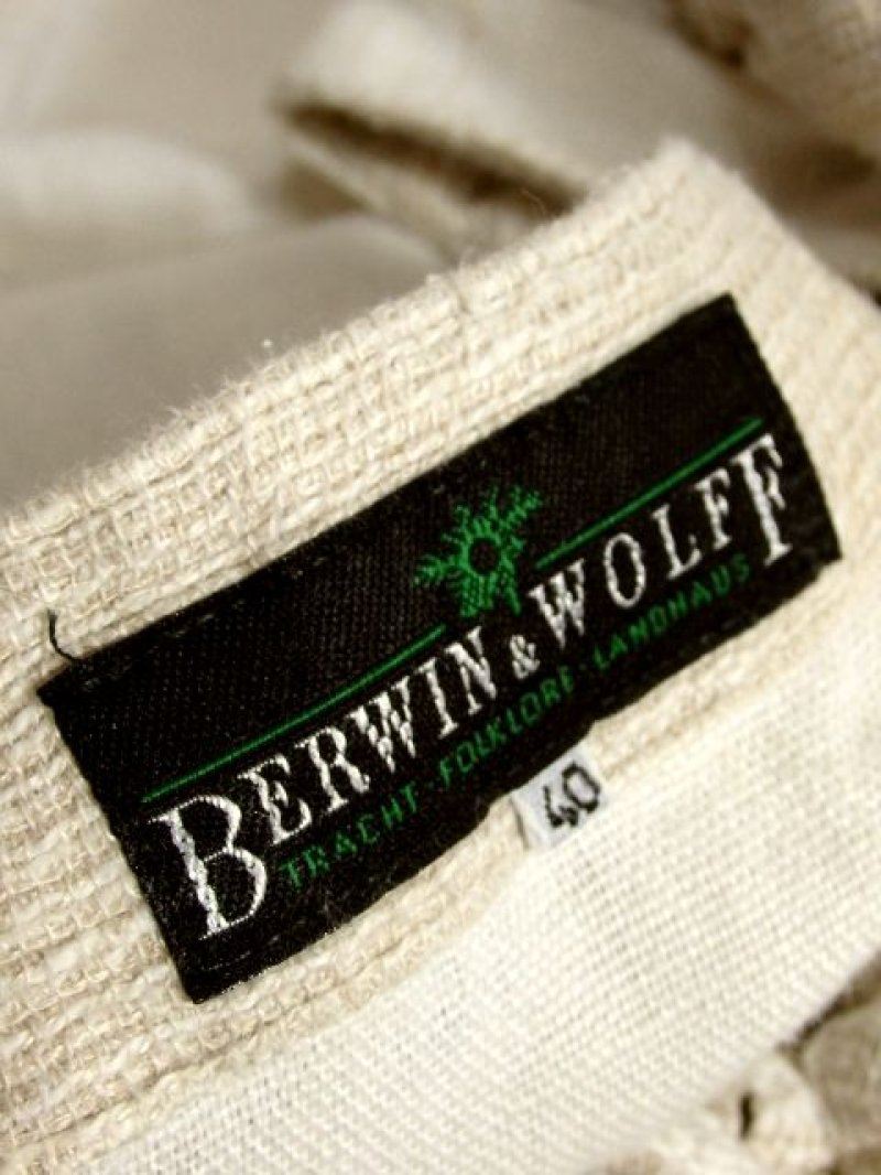 画像3: 大人フォークロア×かぎ編み切り返しデザイン レトロアンティークなウッド調ボタン装飾 ディアンドル チロルワンピース ドイツ民族衣装 舞台 演奏会 フォークダンス オクトーバーフェスト 【5375】