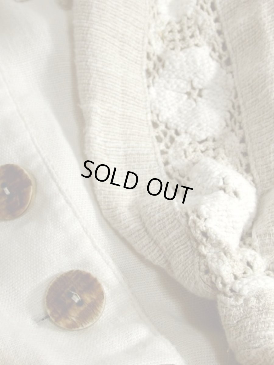 画像14: 大人フォークロア×かぎ編み切り返しデザイン レトロアンティークなウッド調ボタン装飾 ディアンドル チロルワンピース ドイツ民族衣装 舞台 演奏会 フォークダンス オクトーバーフェスト 【5375】 (14)